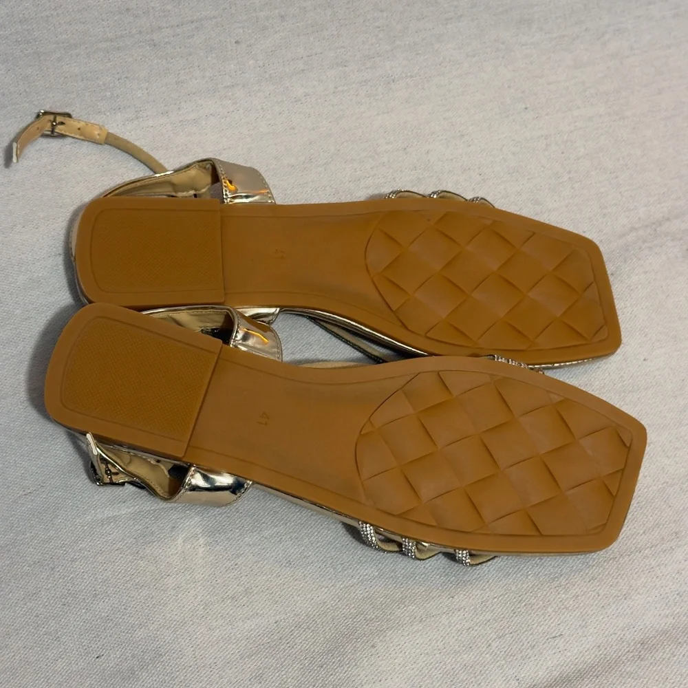 ❤️‍🔥4 for $25 SALE: Elegant Gold Women's Sandals - Picture 8 of 8